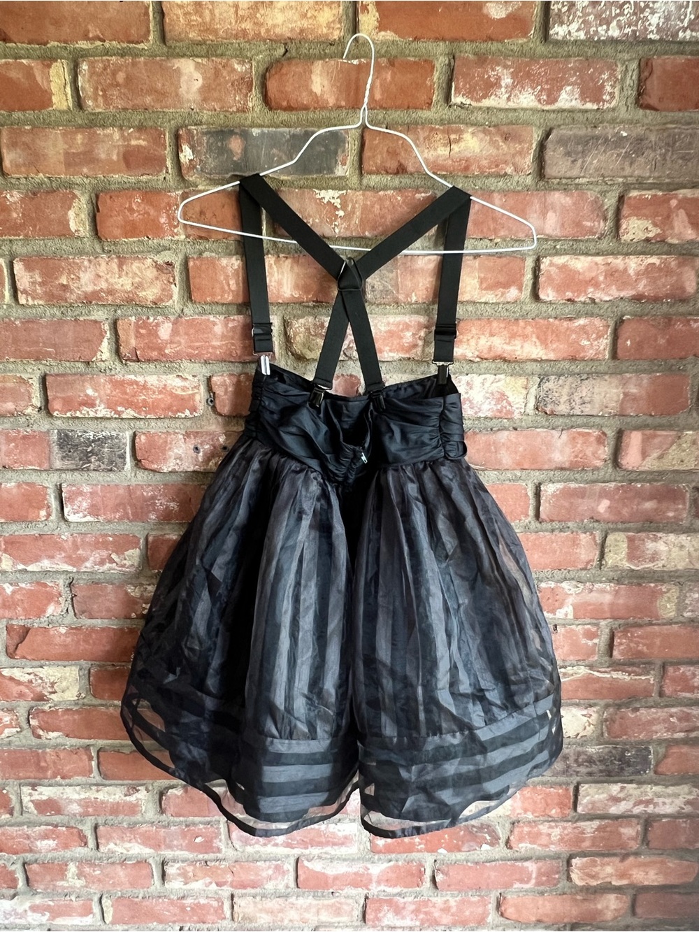 Betsey Johnson Tulle Party Skirt w/ Suspenders - Picture 3 of 5